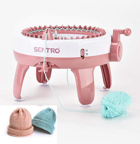 Kid Star Cylinder Knitting Wool Knitting Machine 40 Needles Parent-Child Interactive Fun Early Education Play Home Toys 840A