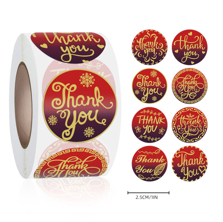 500pcs/roll Valentines Gift Bags Stickers Seal Labels I Love You Happy Valeninte's Day Scrapbooking Sticker for Wedding Supplies - party