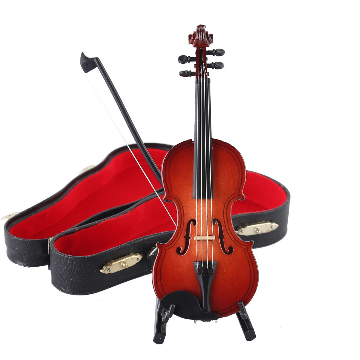 HomDe Decor Mini Musical Instrument Handmade Violin Model Ornament Music Training School Teacher Graduation Company Gift Gifts
