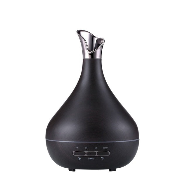 Blue and White Porcelain Essential Oil Diffuser 300ml Air Humidifier 7Color LED Light Aroma Diffuser Aromatherapy Mist Maker - decor