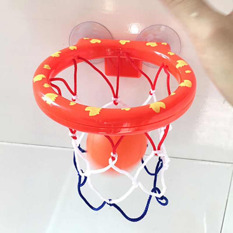 Bathroom Toddler Boy Water Toys Bathtub Shooting Basketball Hoop with 3 Balls Baby Bath Toy Kids Outdoor Play Set