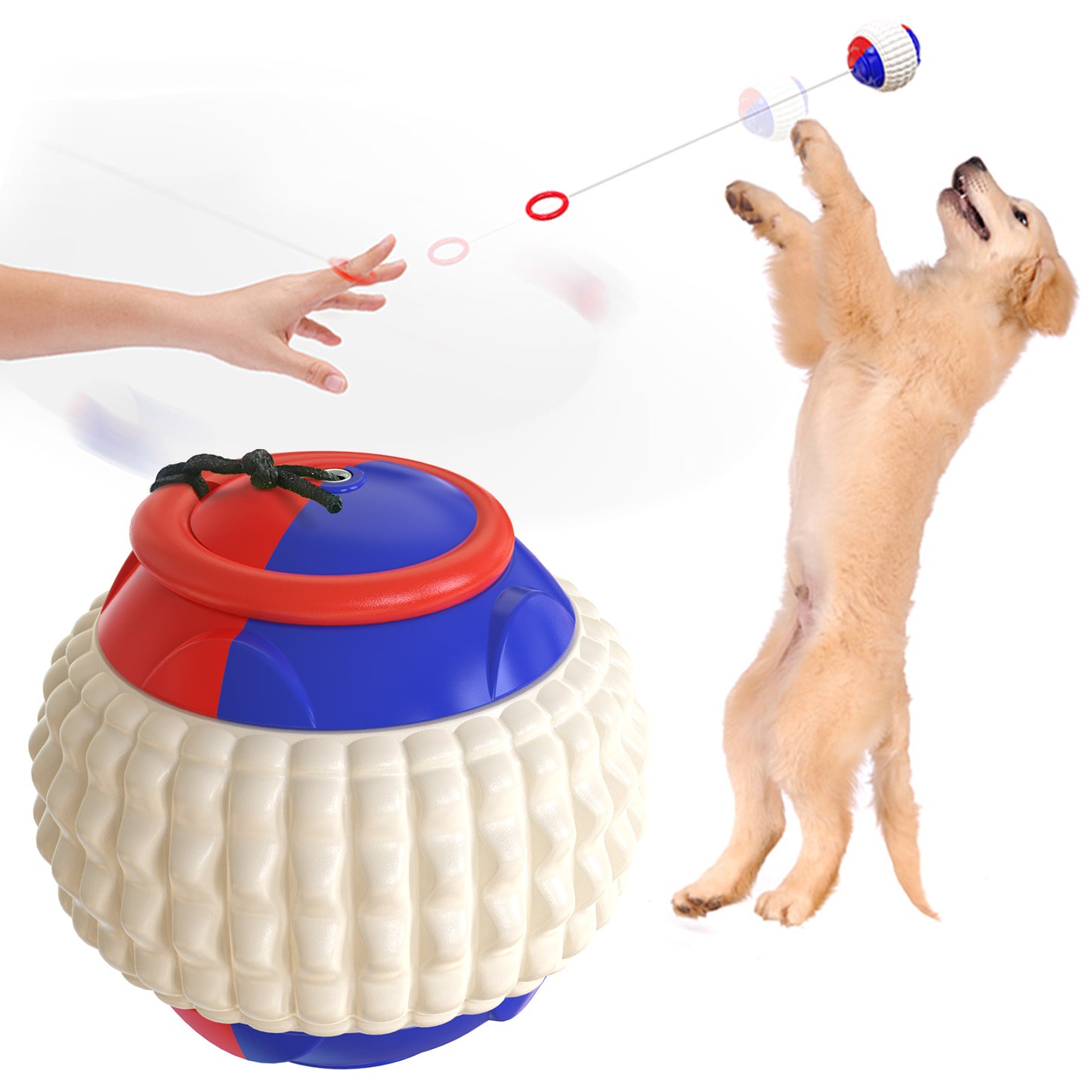 XXX Pet Supplies Training Hand Toss Ball Molar Bite Interactive Relief Dog Toys