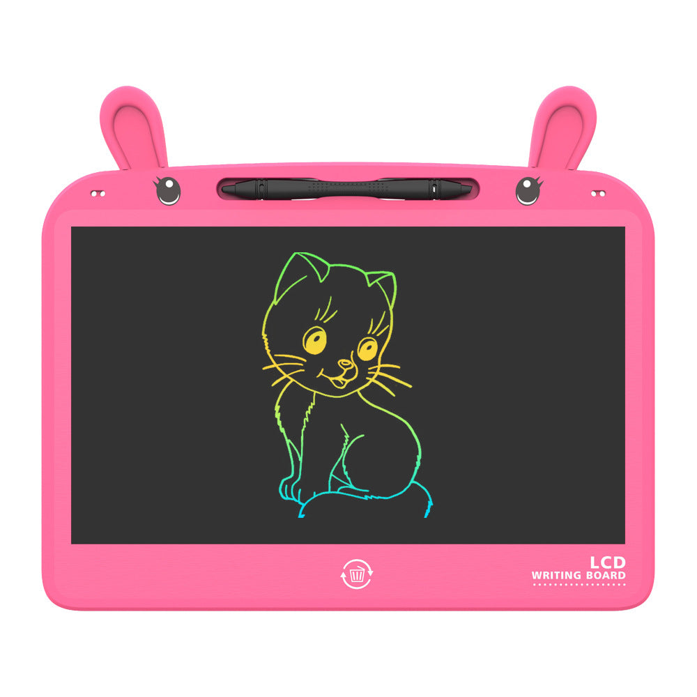 Kid Multifunctional Scene 13.5 Painting And Writing LCD Writing Board Children's Puzzle Teaching Learning Graffiti LCD Painting Board - toy