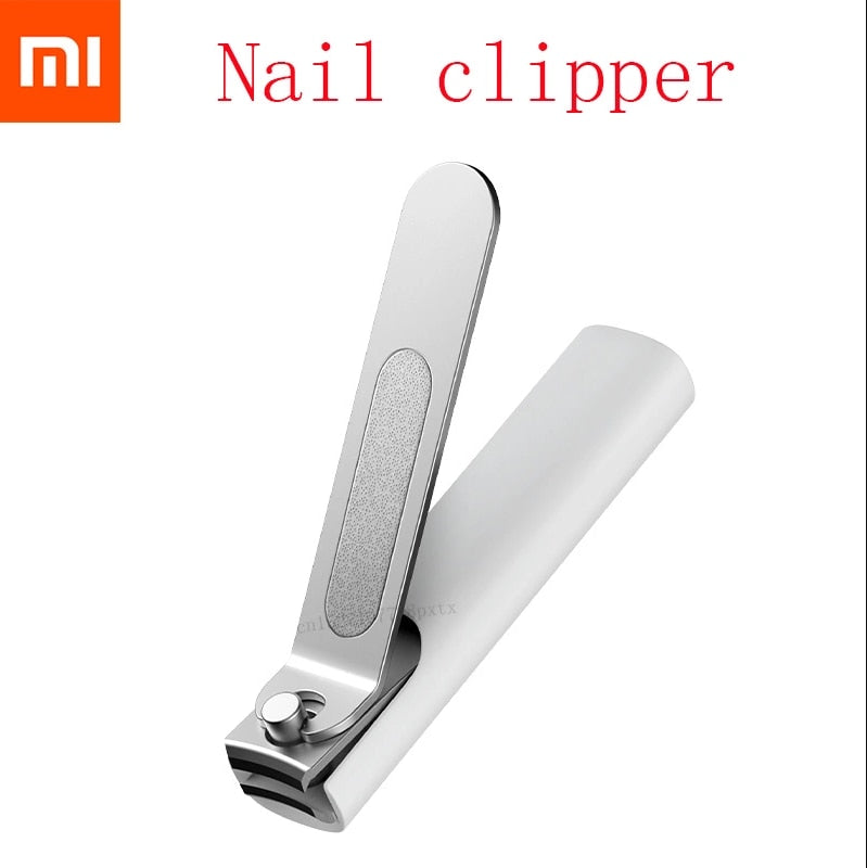 5pcs Xiaomi Mijia Stainless Steel Nail Clippers Set Trimmer Pedicure Care Clippers Earpick Nail File Professional Beauty Tools - B&H