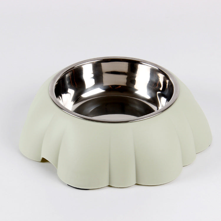 XXX New Pet Bowl Stainless Steel Bowl Non-Slip Dog Basin Cat Feeding Food Plastic Bowl