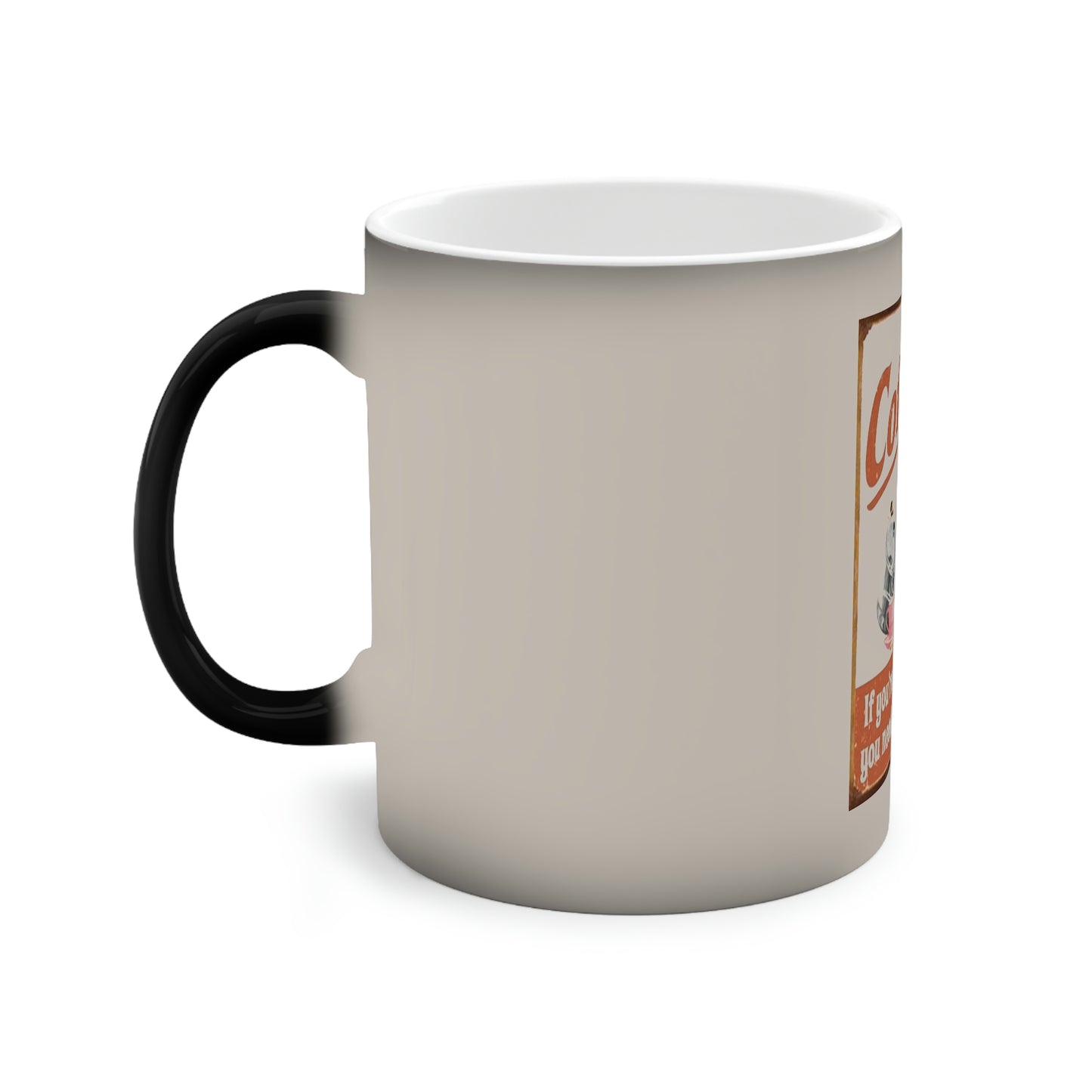Color-Changing Mug, 11oz - Coffee