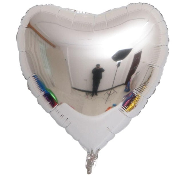 Heart balloon 75cm Red heart shape air party balloons Valentines Day wedding love decorations marriage supplies Foil balloons