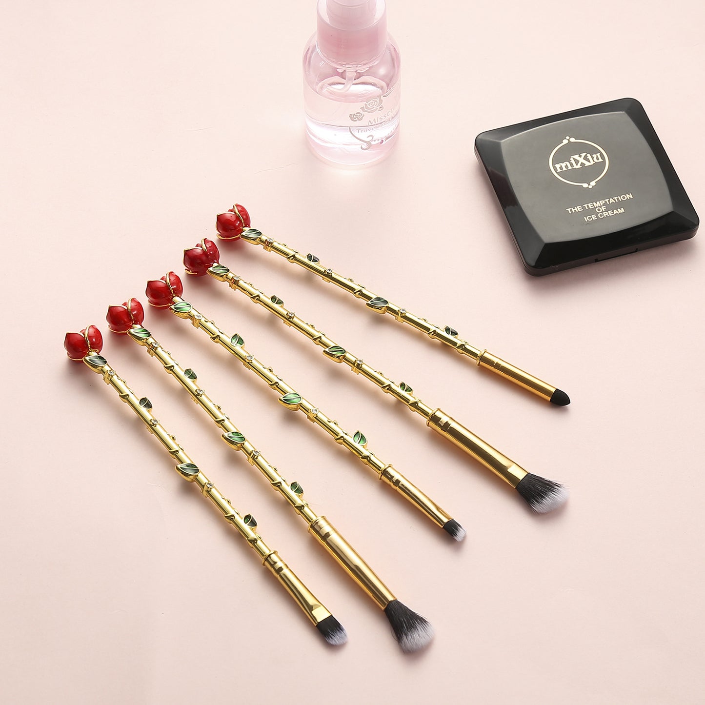 Midi Fox Rose Makeup Brush Tool Little Prince Around Beauty and the Beast Valentine's Day Gift - B&H