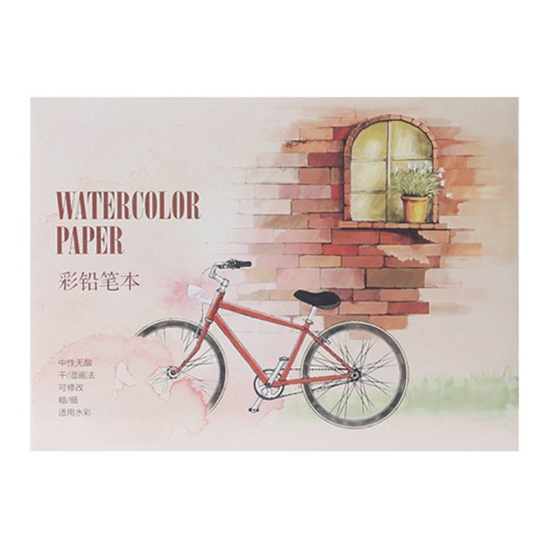 Office New 12 Sheet A5/A6 Watercolor Sketchbook Paper for Drawing Painting Color Pencil Book School Art Supplies High Quality