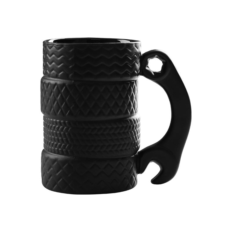 Creative Ceramic Mug Tire Shape Mug Cup