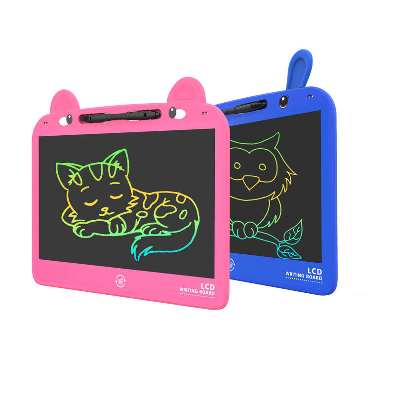 Kid Multifunctional Scene 13.5 Painting And Writing LCD Writing Board Children's Puzzle Teaching Learning Graffiti LCD Painting Board - toy