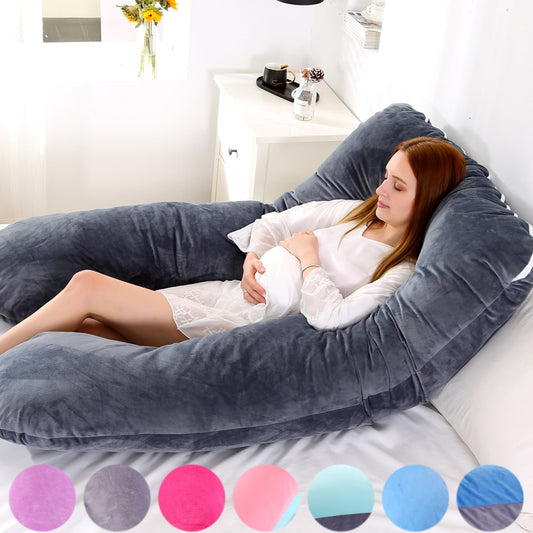 Textile 130x70cm Pregnant Pillow for Pregnant Women Cushion for Pregnant Cushions of Pregnancy Maternity Support Breastfeeding for Sleep