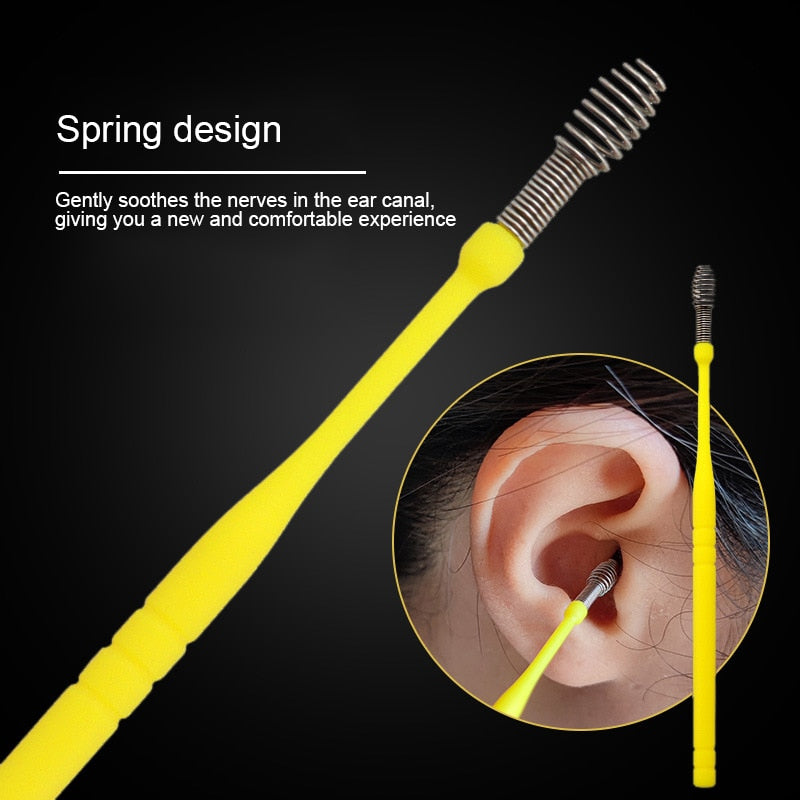 7Pcs Stainless Steel Earpick Ear Cleaner Spoon Ear Care Cleaning Tool Ear Wax Removal Kit Ear Wax Remover Ear Wax Removal Tool - B&H