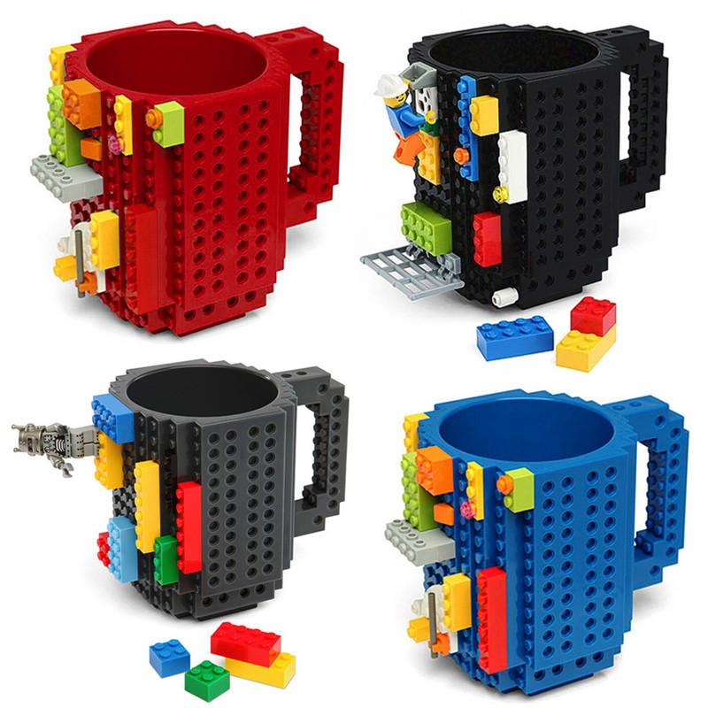 Lego Type Building Blocks Coffee Cup - Mug