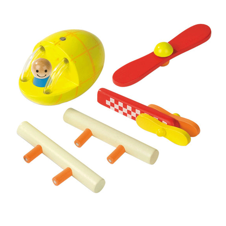 Kid Children's Educational Toys Wooden Disassembly Aircraft Rocket Helicopter Model Magnetic Disassembly Toys