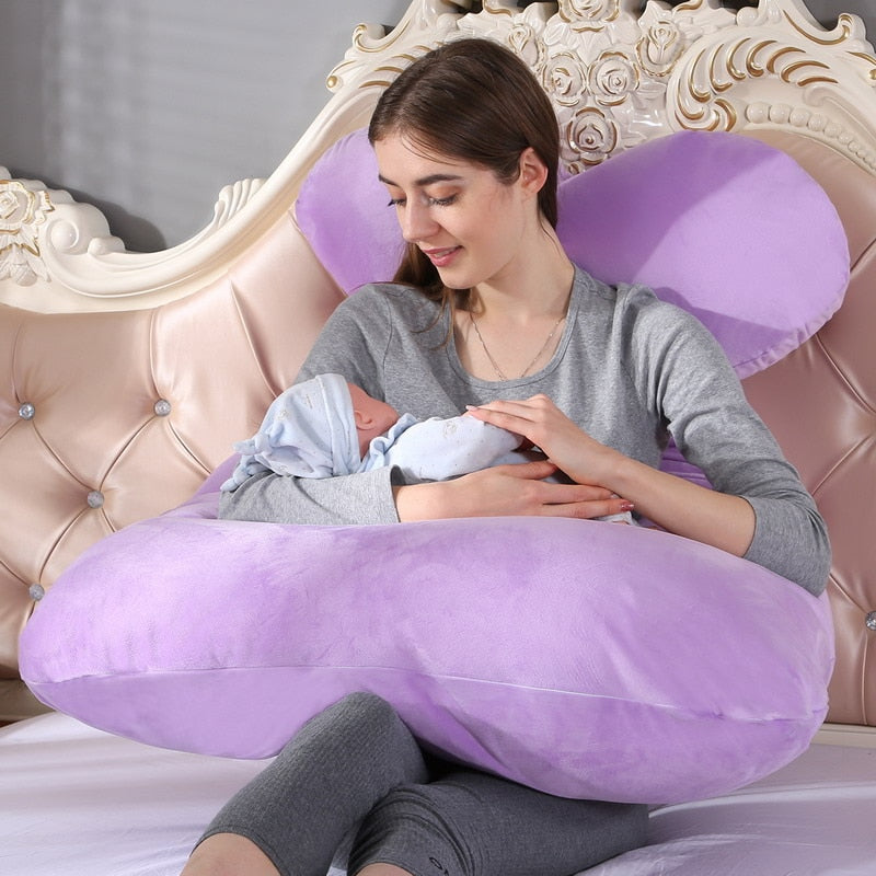 Textile 130x70cm Pregnant Pillow for Pregnant Women Cushion for Pregnant Cushions of Pregnancy Maternity Support Breastfeeding for Sleep