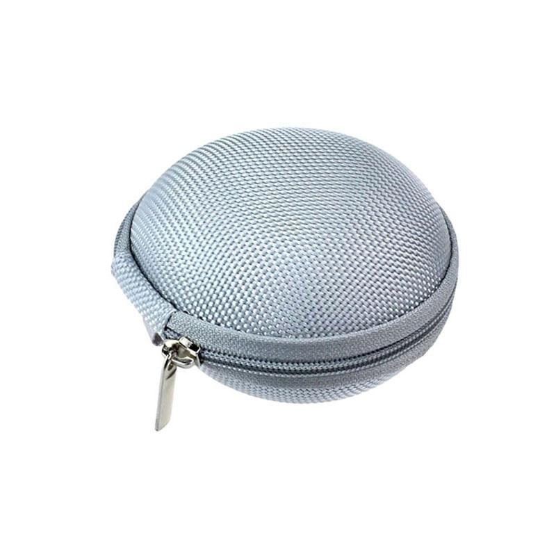 Mini Zipper Earphone Headphone SD Card Storage Bag Box Carrying Pouch Round Case Women Coin Purses Wallet Carteira Feminina