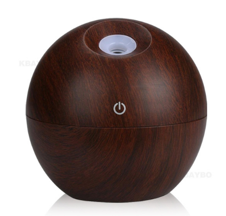 HomDe 130ml USB Aroma Essential Oil Diffuser Ultrasonic Mist Humidifier Air Purifier 7 Color Change LED Night light for Office Home - household