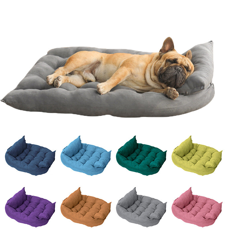 XXX Four-Season Universal Summer Folding Dog Sofa Bed Soft Pet Cushion Pit Bull Small And Medium-Sized Dogs Pet Kennel