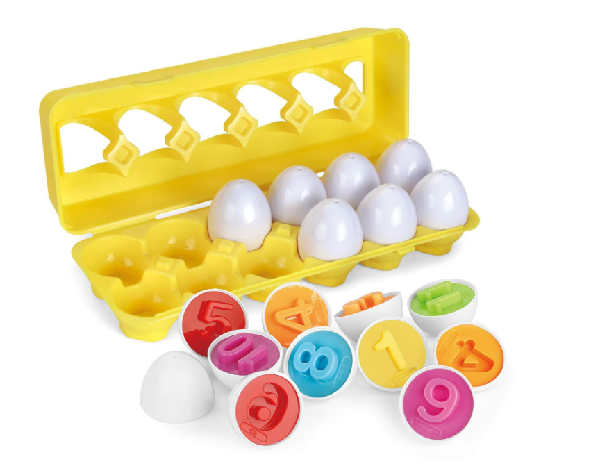 Kid Smart Egg Matching Twisted Egg Recognition Color Imitation Egg Box Children's Puzzle Early Education Assembly Toy