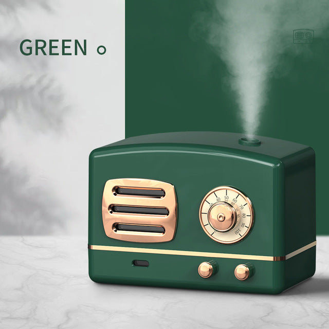 Creative Humidifier Retro Literary Style Small Ultrasonic Large Fog Amount Humidifier Home Office Mute Portable Compact - decor