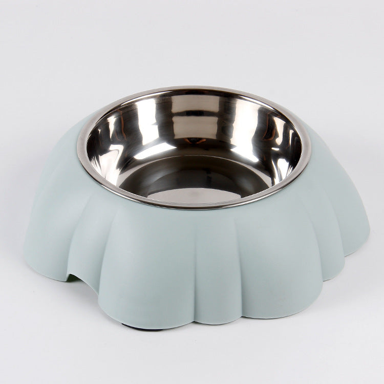 XXX New Pet Bowl Stainless Steel Bowl Non-Slip Dog Basin Cat Feeding Food Plastic Bowl