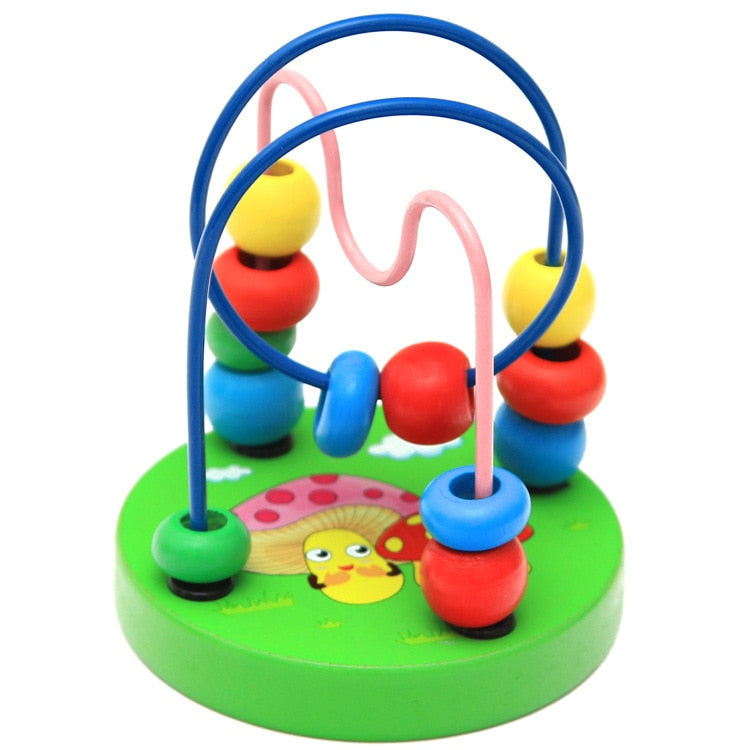 Baby Toddler Educational Lovely Animals Round beads Kids Toys For Newborns Children Cribs Stroller Mobile Montessori 9*11cm