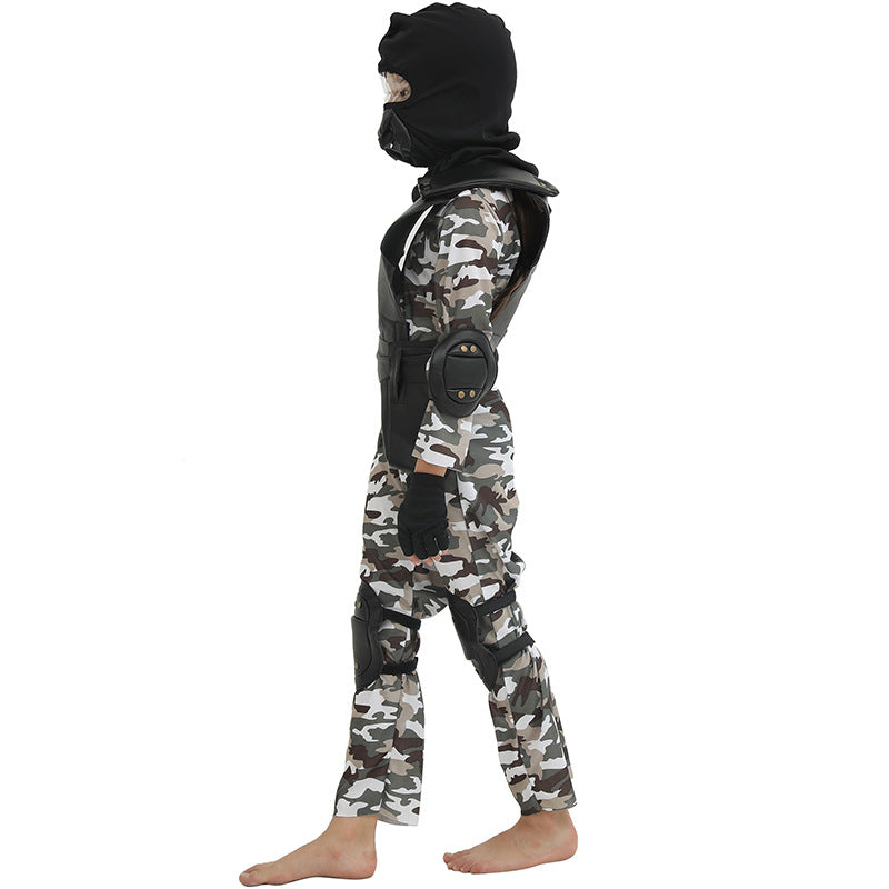 Counter Strike Children's Cosplay Costume Stage Props Costumes Camouflage Halloween Party Carnival