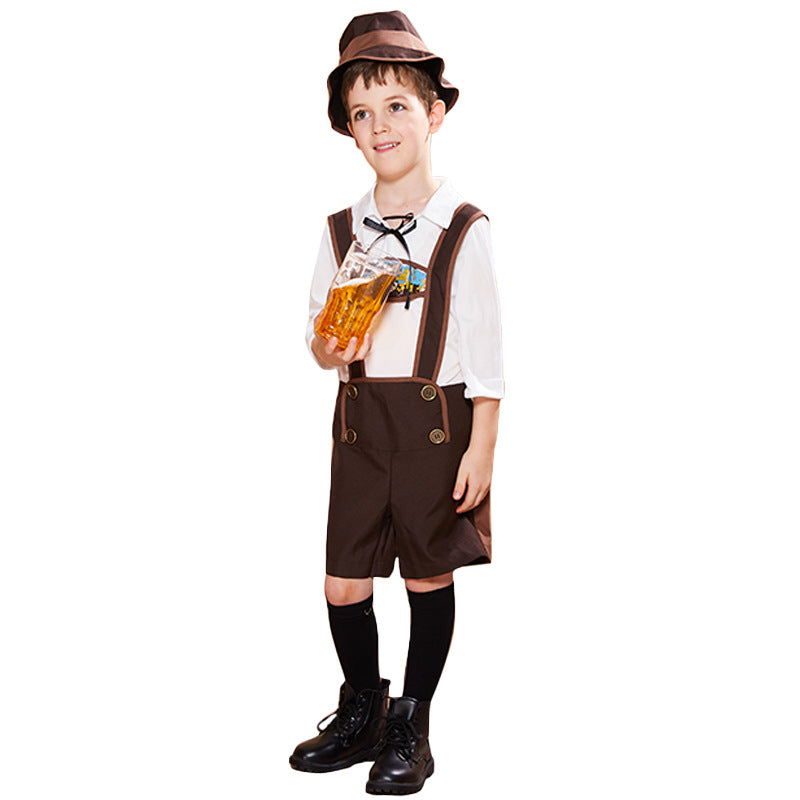 Children's Oktoberfest Suit Germany Oktoberfest Costume Alps Ethnic Beer Clothing - party