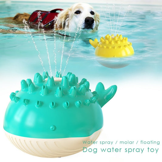 XXX Dog Interactive Water Jet Toy Molar Teeth Cleaning Crocodile Floating Toy Pet Dog Squeaker Dog Training Toys Pets Accessories