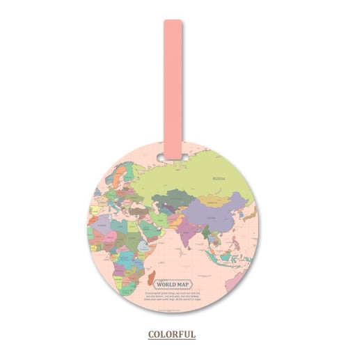 Map Luggage Tag Women Travel Accessories Silica Gel Suitcase ID Address Holder Baggage Boarding Tag Portable Label - kitchen