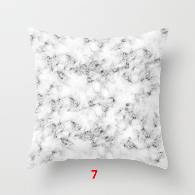 HomTe Geometric Cushion cover 45x45cm Marble Texture Throw Pillow Case Cushion Cover For Sofa Home Decor