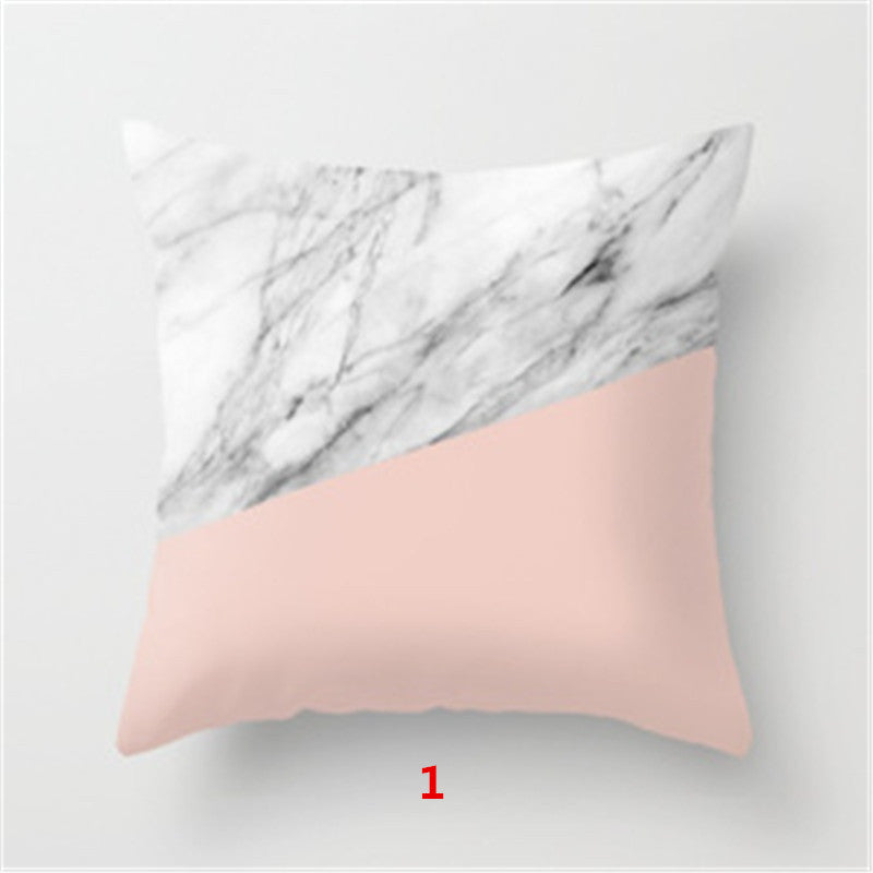 HomTe Geometric Cushion cover 45x45cm Marble Texture Throw Pillow Case Cushion Cover For Sofa Home Decor