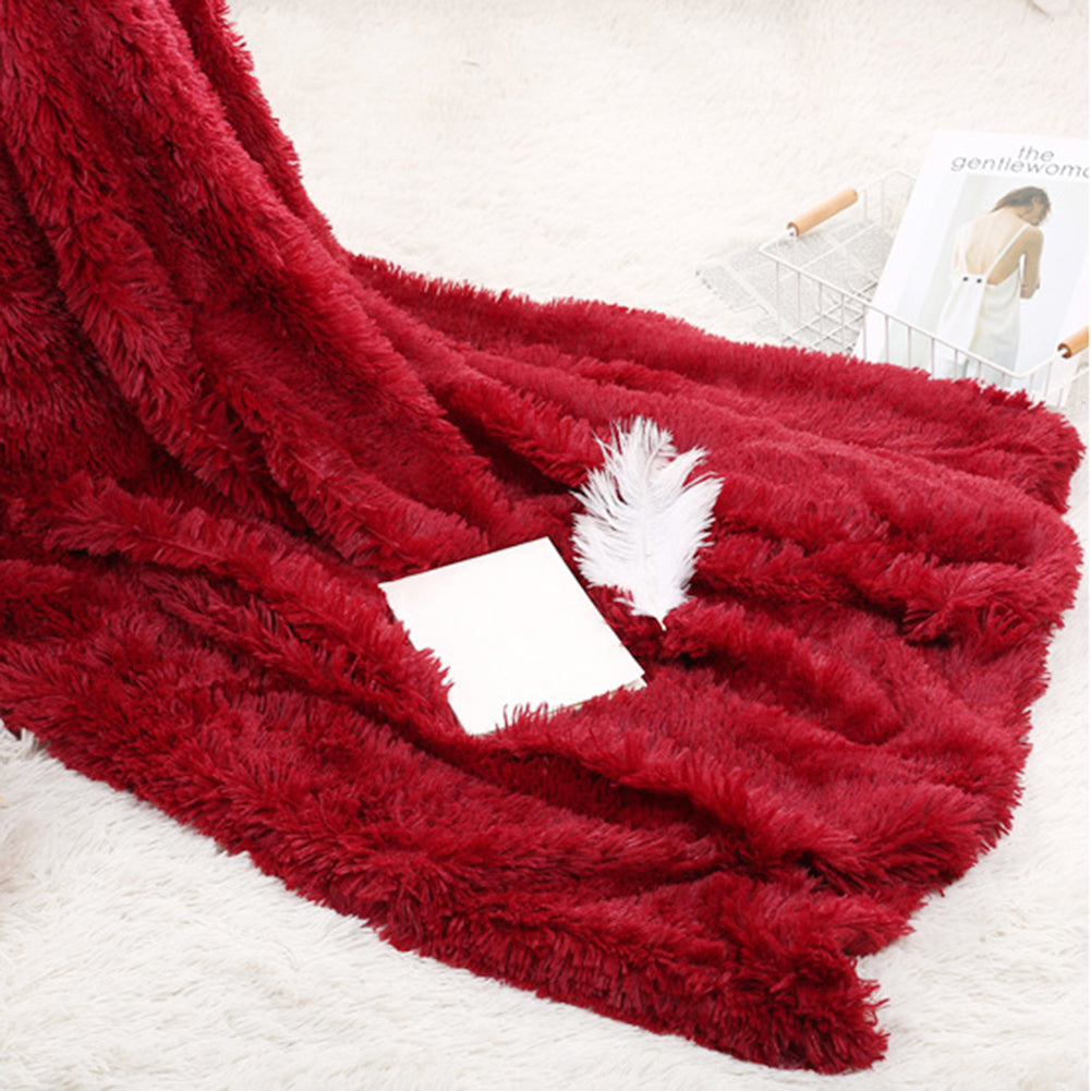 Textile 80x120cm 1pc Soft  Warm Fluffy Shaggy Bed Sofa Bedspread Children SafetyBedding Sheet Throw Home Decoration Comfortable Blanket