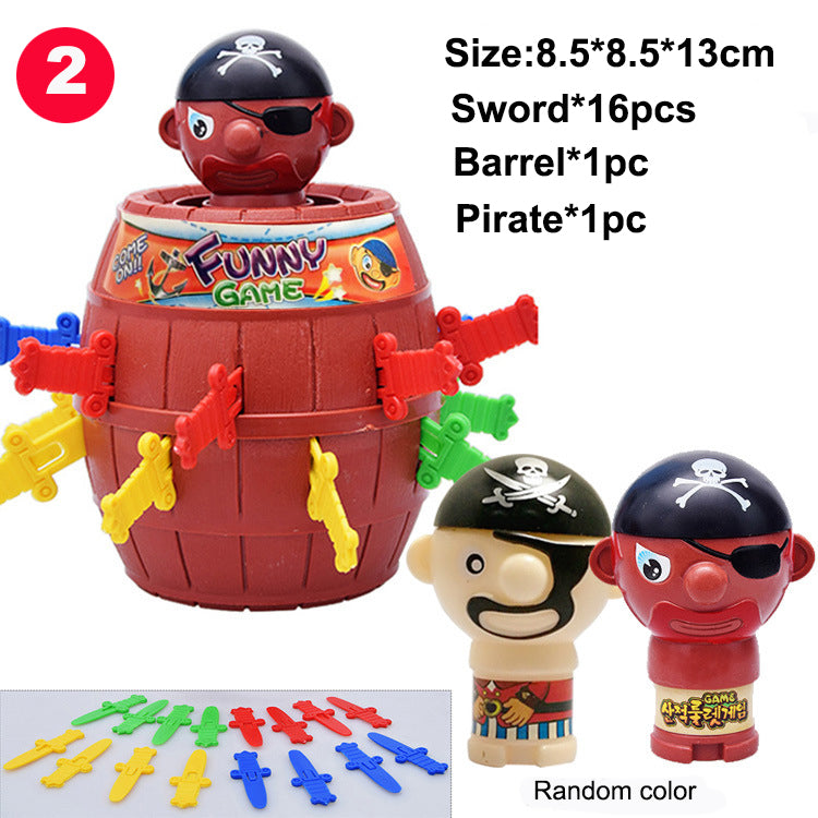 Funny Novelty Kids Children Funny Lucky Game Gadget Jokes Tricky Pirate Barrel Game NTDIZ1040 - toy