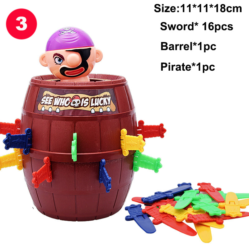 Funny Novelty Kids Children Funny Lucky Game Gadget Jokes Tricky Pirate Barrel Game NTDIZ1040 - toy
