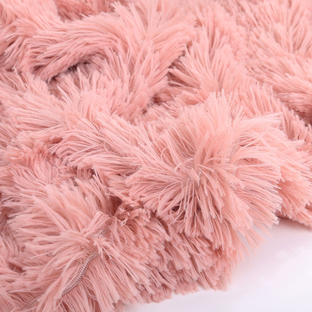 Textile 80x120cm 1pc Soft  Warm Fluffy Shaggy Bed Sofa Bedspread Children SafetyBedding Sheet Throw Home Decoration Comfortable Blanket