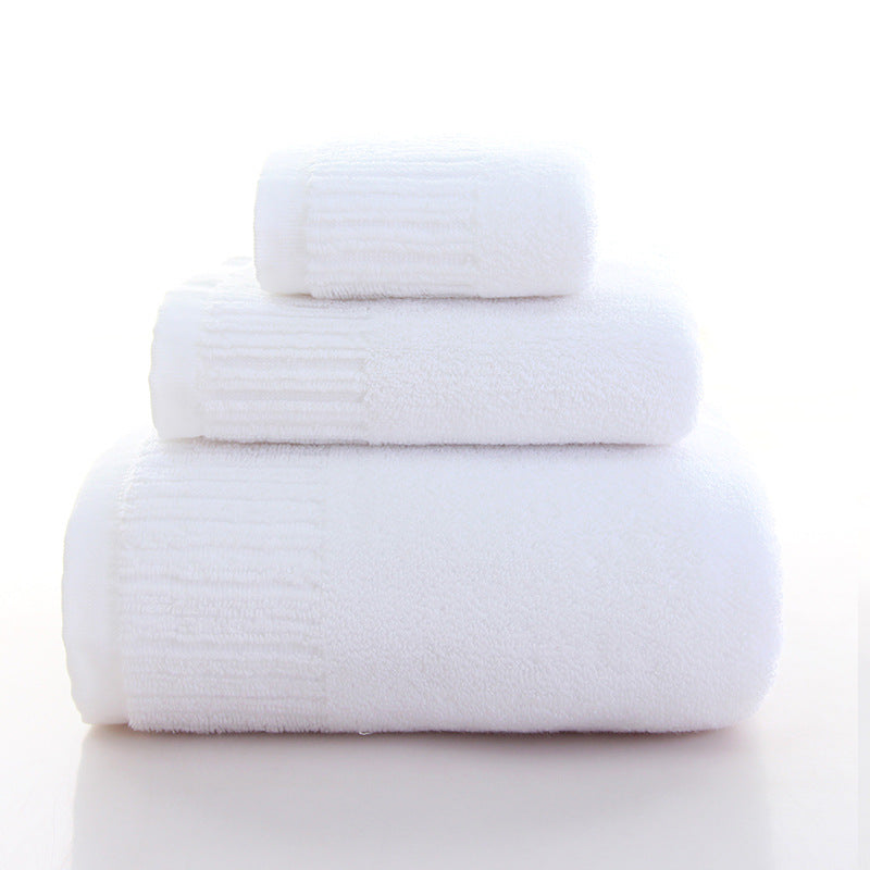 Textile Cotton Thicken bath towel set hand towel face towel and bath towels for adults 10 colors  100% cotton