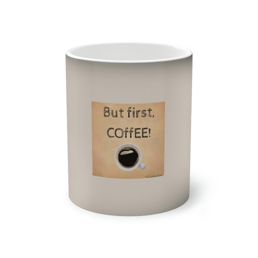Color-Changing Mug, 11oz - Coffee